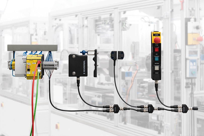 Installation solutions using the safety Fieldbox and the SD-Bus from Schmersal