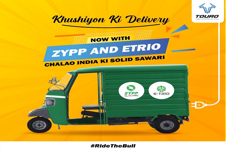 Etrio collaborates with Zypp Electric for last-mile delivery