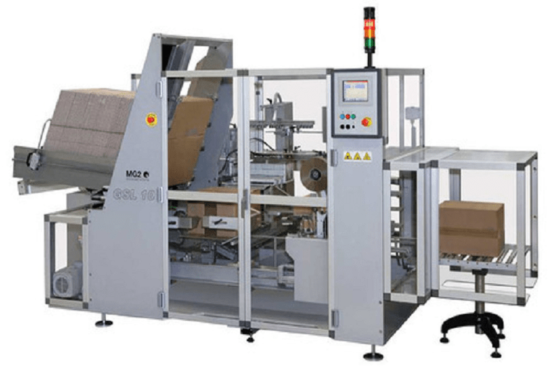 Next-Generation case packer with a combined robot automation system