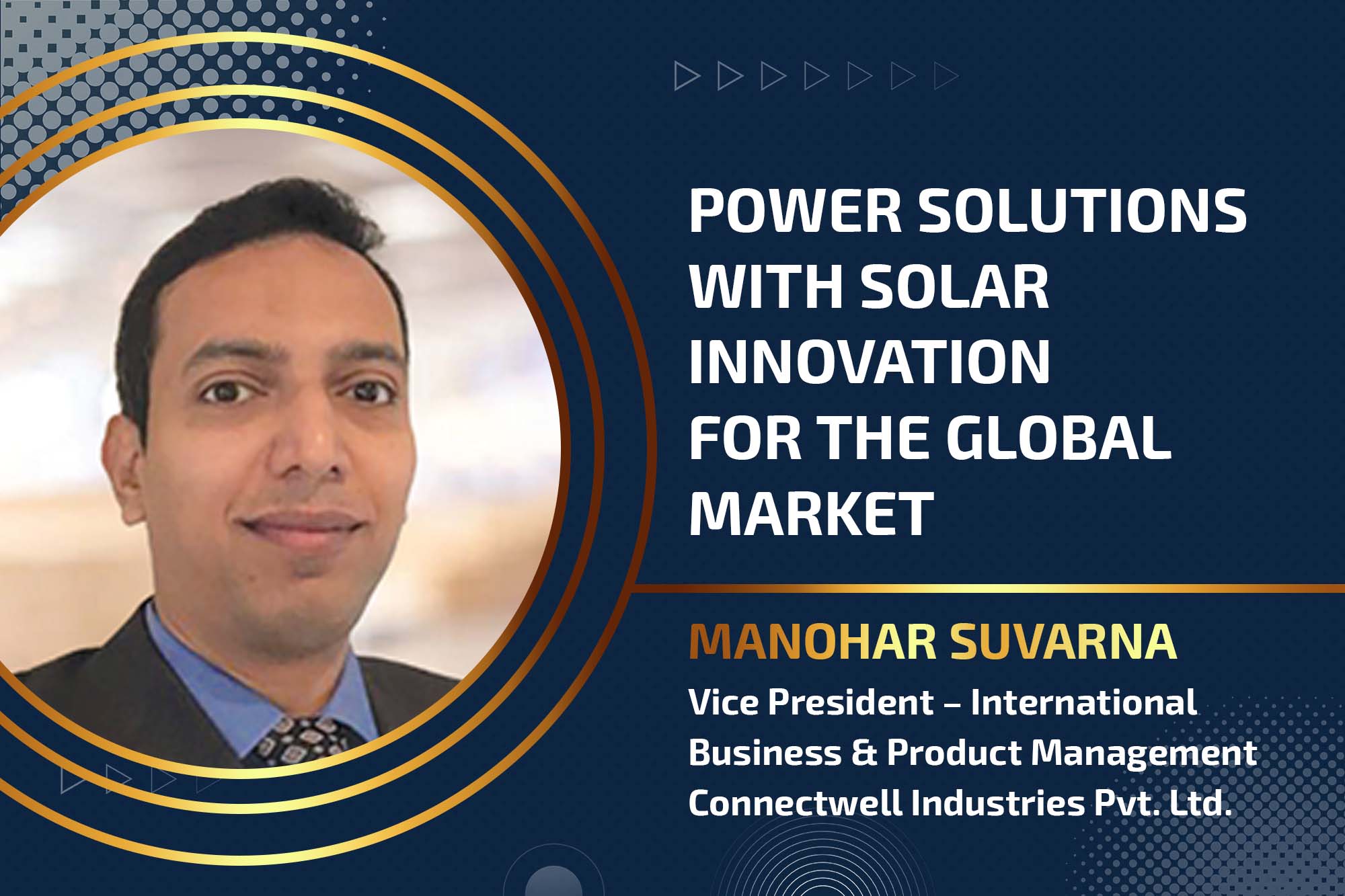 Power solutions with solar innovation for the global market