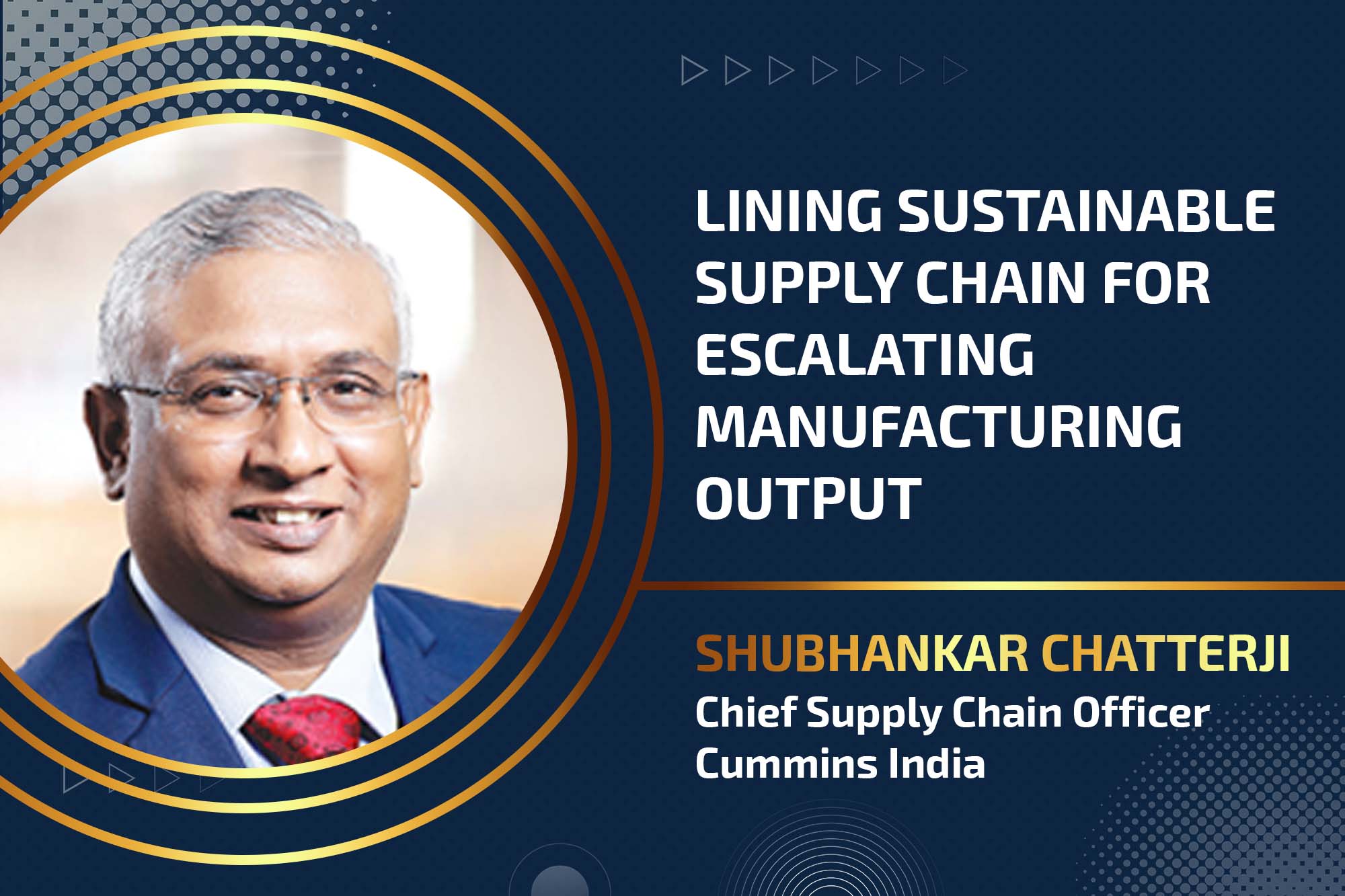 Lining sustainable supply chain for escalating manufacturing output