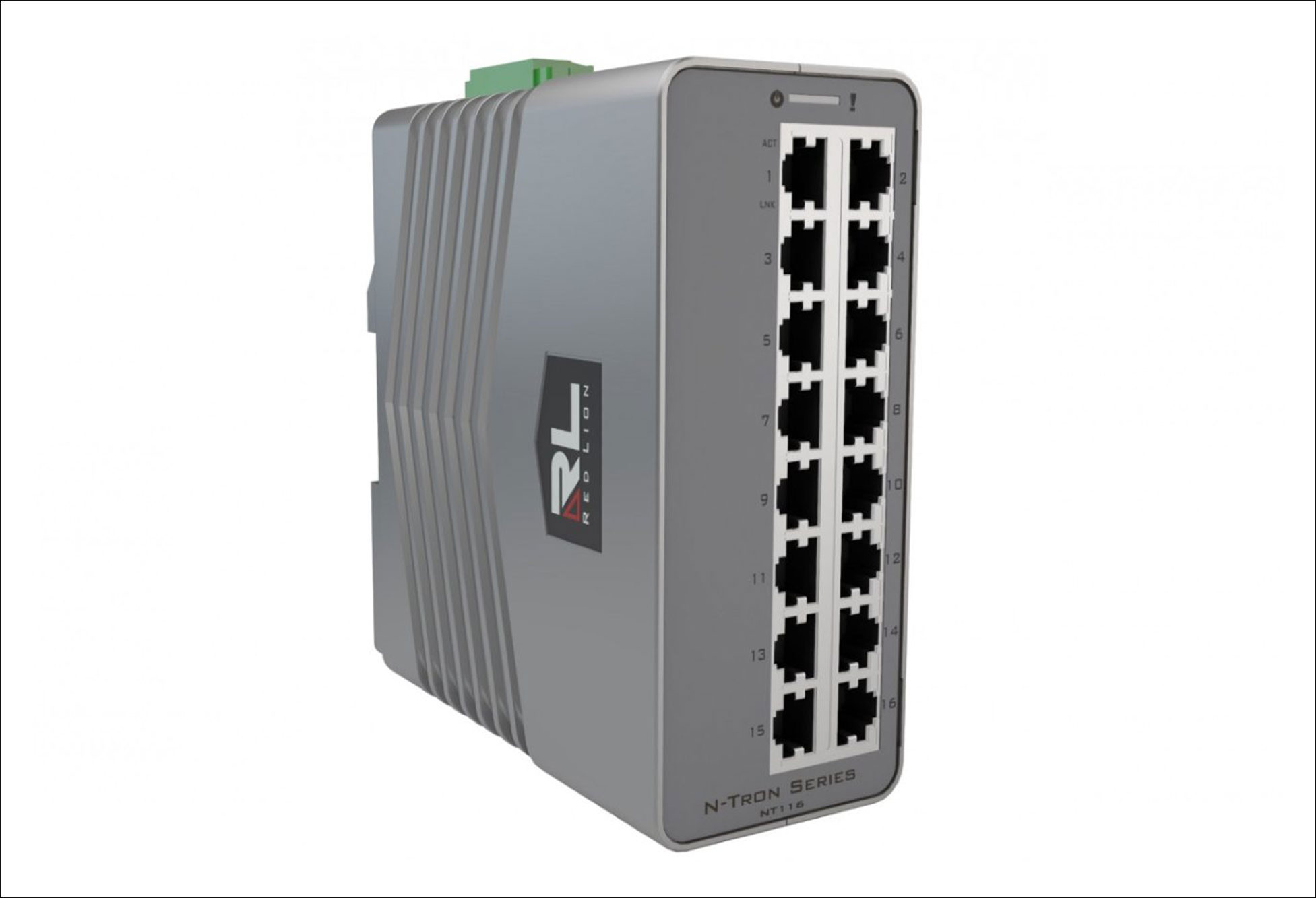 Red Lion® launches N-Tron® NT116 unmanaged 16-port Industrial Ethernet Switch 