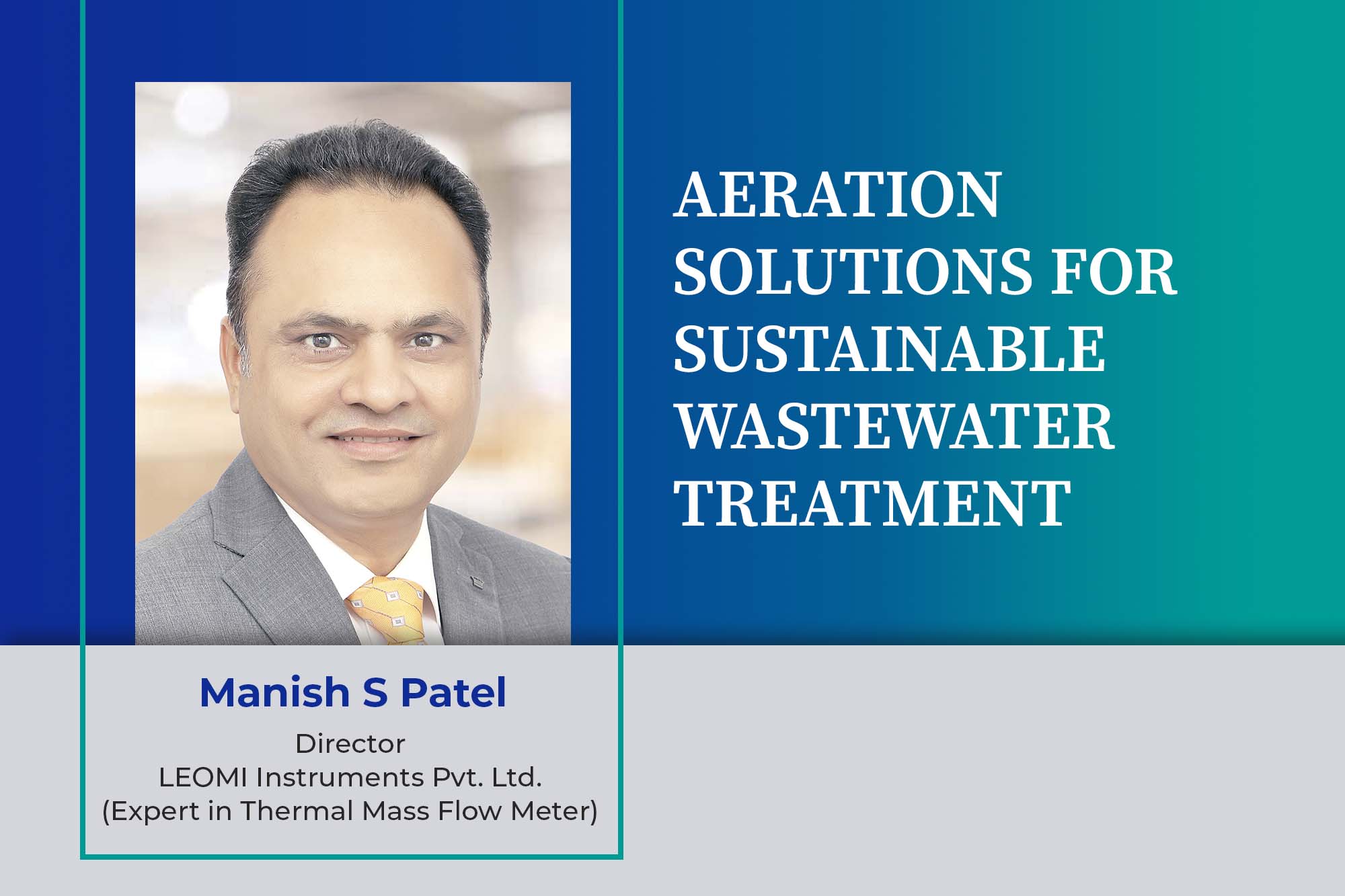 Aeration solutions for sustainable wastewater treatment