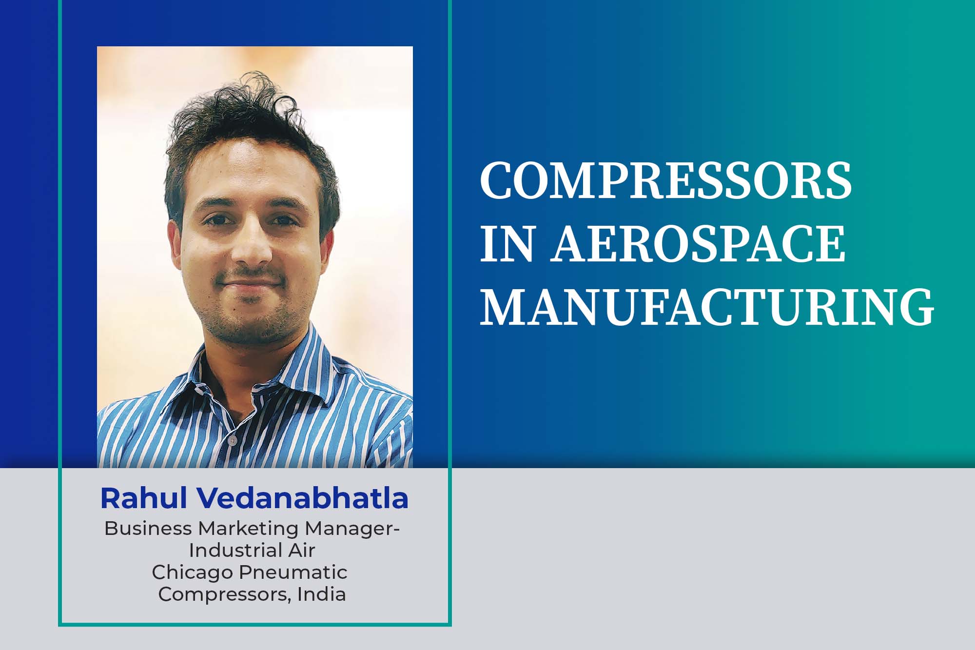 Compressors in aerospace manufacturing