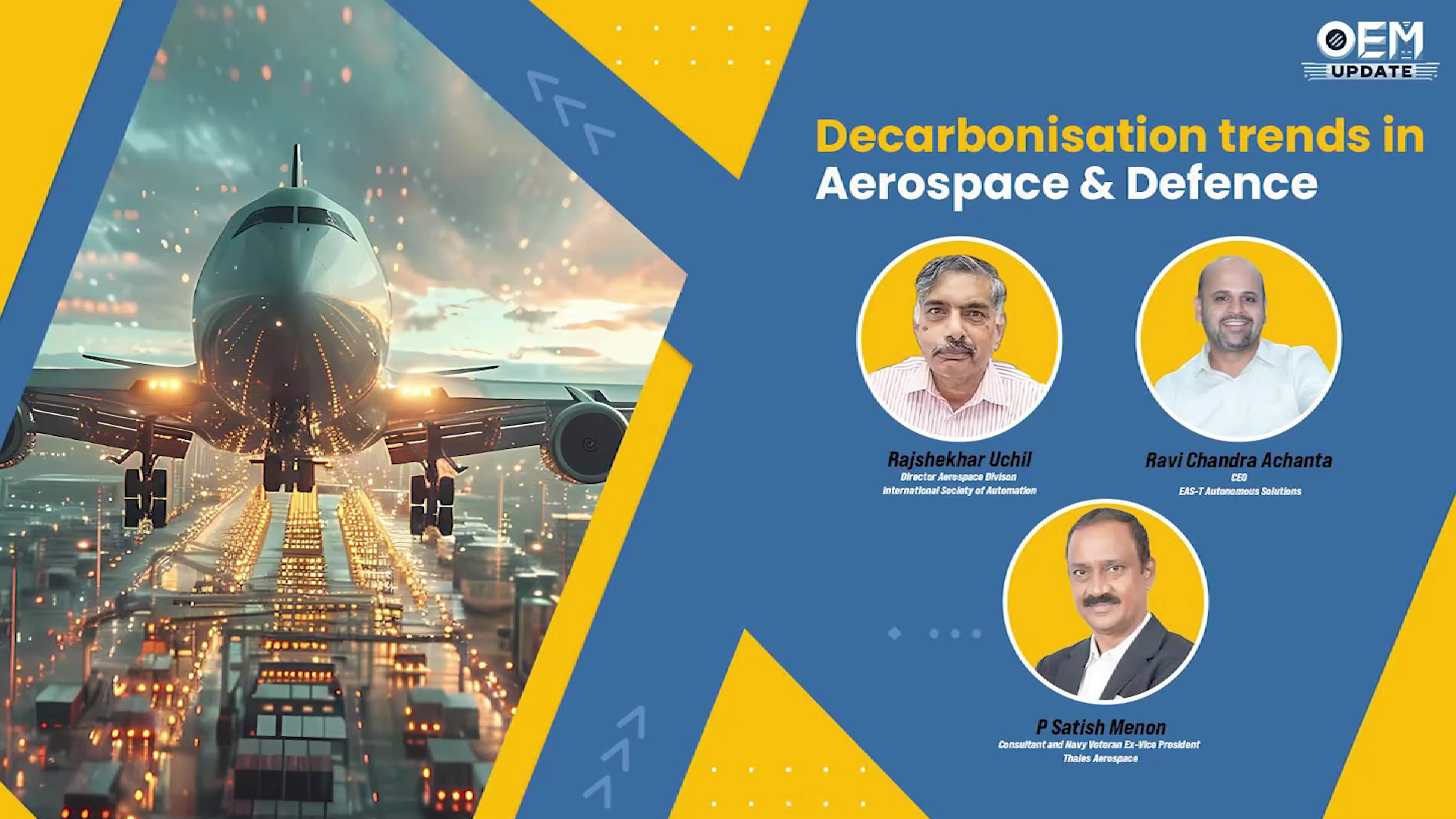 Decarbonisation Trends in Aerospace & Defence | Panel Discussion | OEM Update Magazine