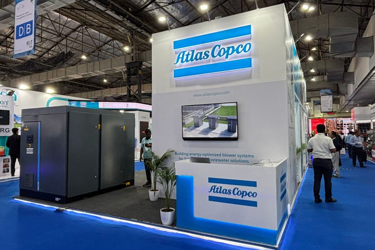 Atlas Copco introduces wastewater treatment solutions at IFAT India 2024