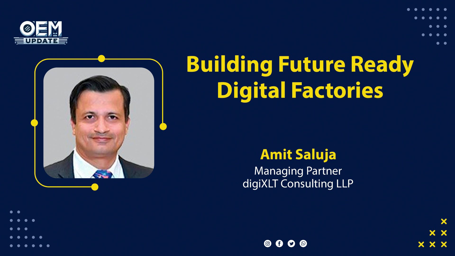 Building Future Ready Digital Factories | Mr. Amit Saluja | Webinar Video