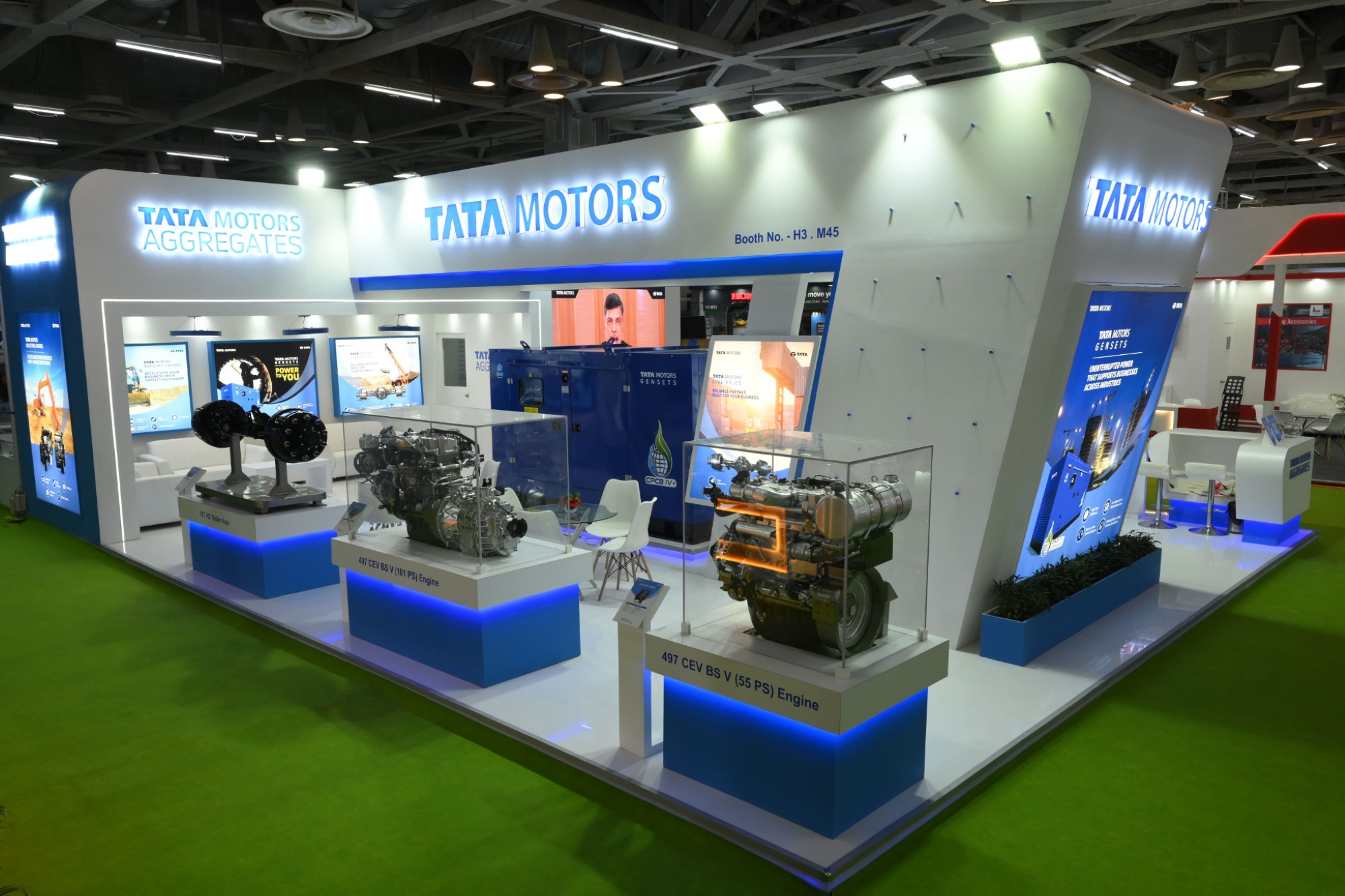 Tata Motors presents superior aggregates at Bauma Conexpo 2024