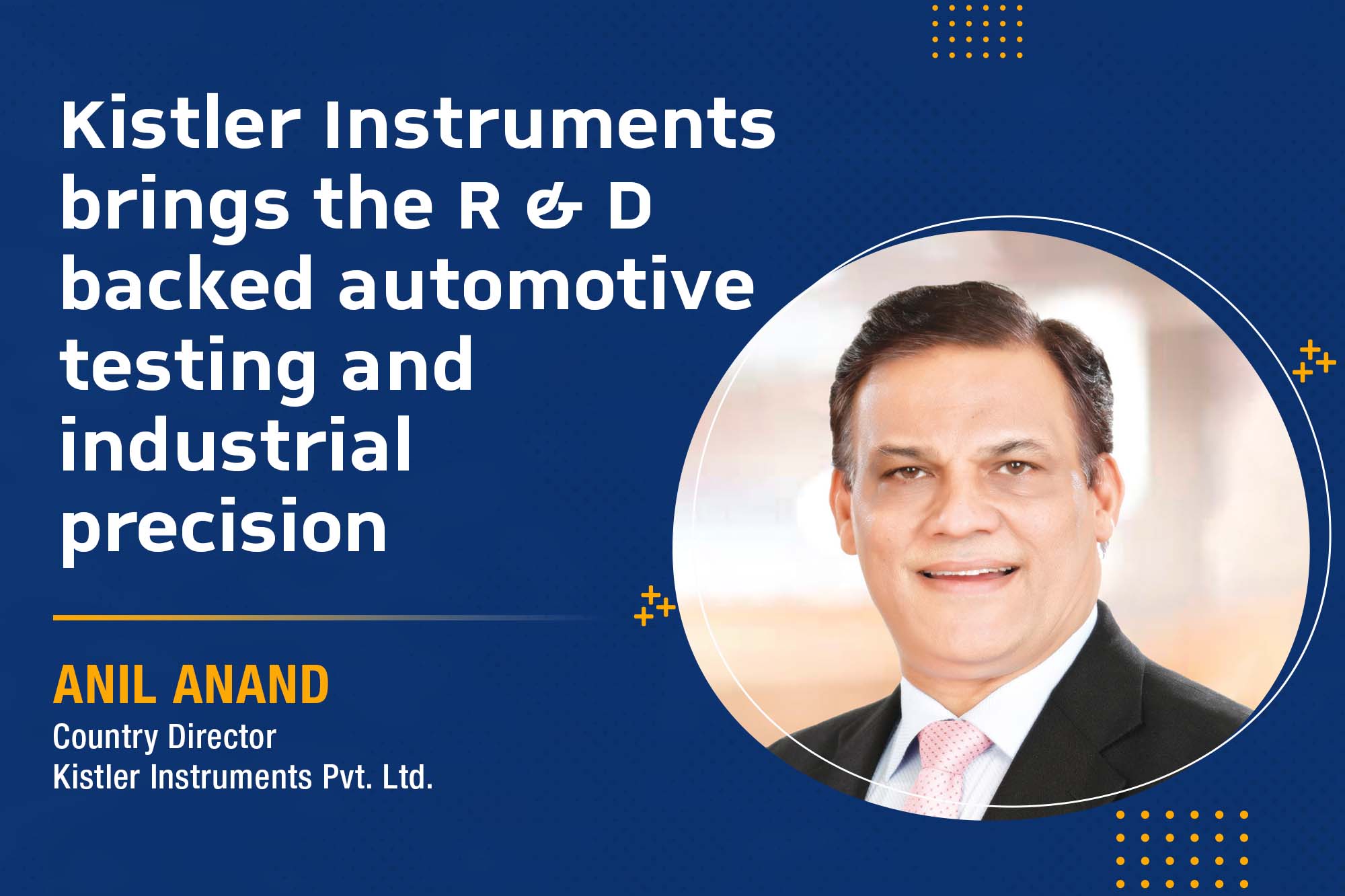 Kistler Instruments brings the R & D backed automotive testing and industrial precision