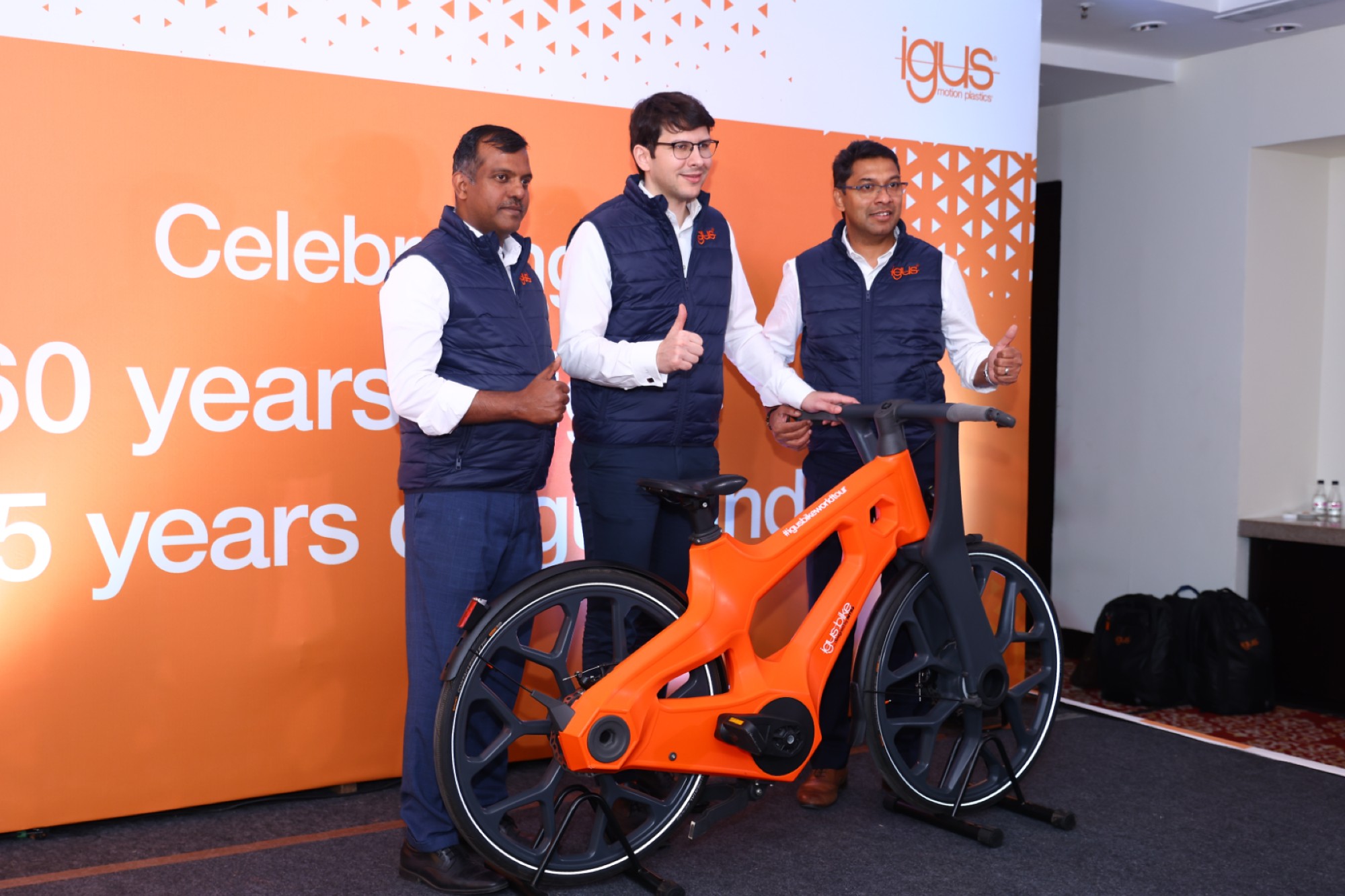 igus unveils the world’s first bicycle made from recycled ocean plastics