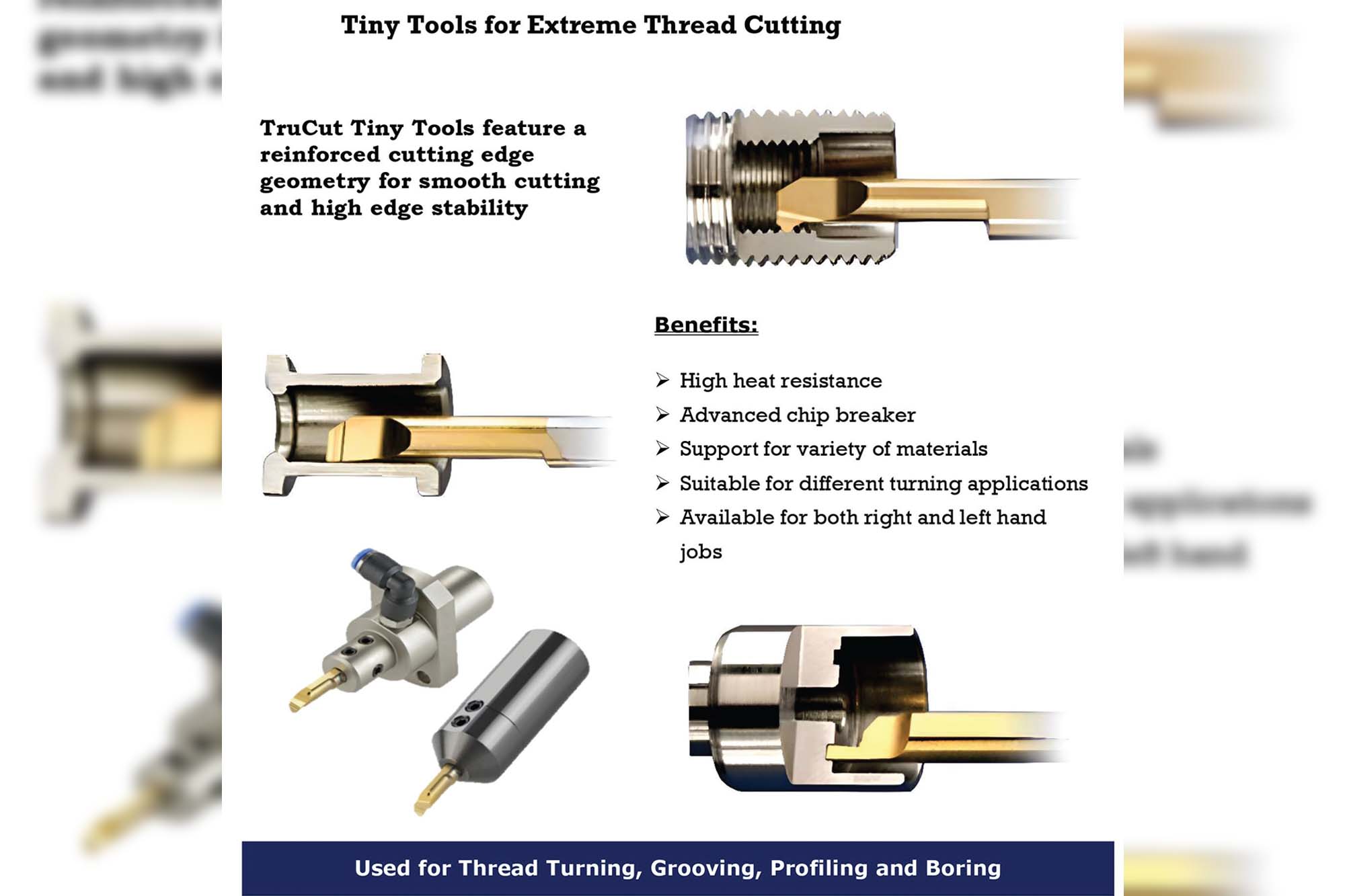 Reinforced cutting-edge geometry for smooth cutting