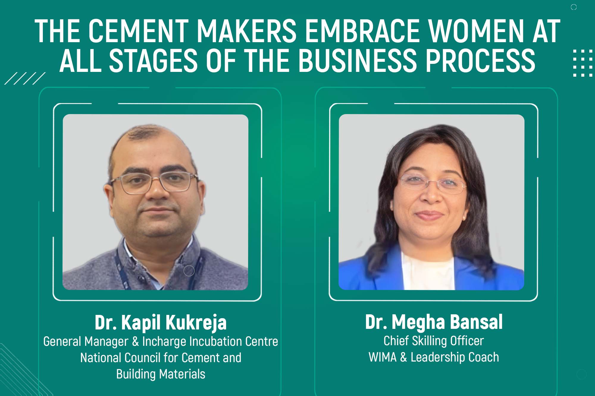 The cement makers embrace women at all stages of the business process